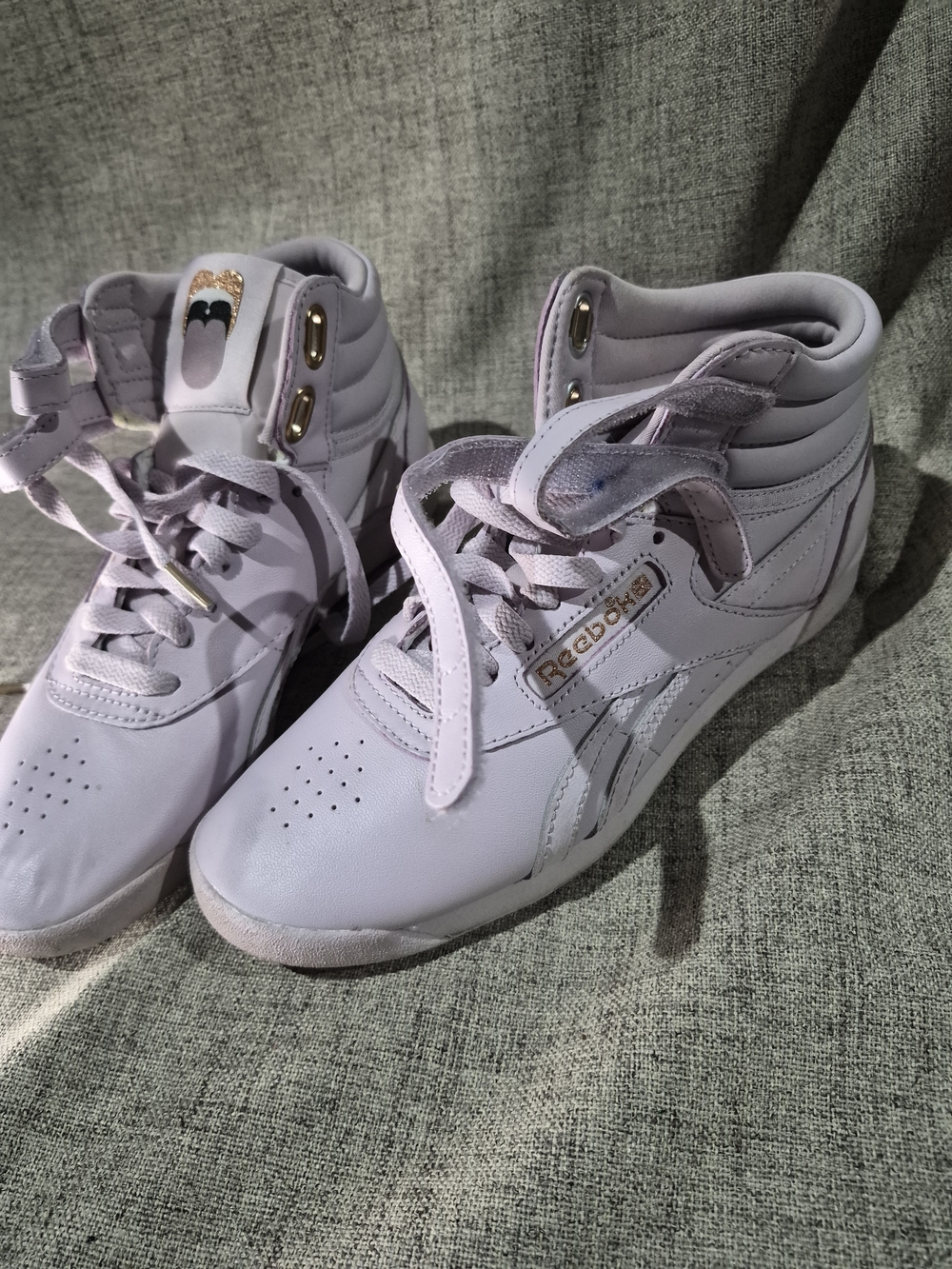 Reebok Women's High-Top Sneakers in Light Lavender